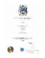 国外大学硕士学位证书